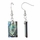 Eyana's Rectangle Shaped Abalone Shell Dangle Drop Earring