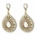 Ezola's Bohemian Ethnic Peardrop Beaded Rhinestone Dangle Earring