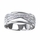 Faith's Cubic Zirconia Criss Cross Band Ring