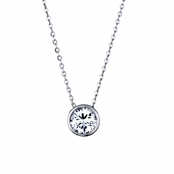Felicity's Solitaire CZ Necklace
