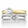Gabriella's Petite Wedding Ring Set - Silvertone