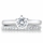Gabriella's Petite Wedding Ring Set - Silvertone