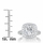 Gina's Vintage Style Halo Cushion Cut CZ Engagement Ring