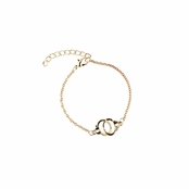 Goldtone Handcuff Bracelet: Spend $50 or More and Pay One Cent