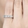 Grace's Channel Set CZ Eternity Pinky Ring