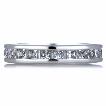 Grace's Channel Set CZ Eternity Pinky Ring