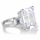 Grace's Emerald Cut CZ Enagagement Ring