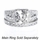 Marinel's CZ Silvertone Ring Guard