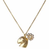 Hailey's Zodiac Horoscope Charm Necklace - Aries, The Ram