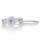 Damini's Round Cut Split Band CZ Wedding Ring Set