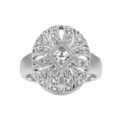 Heirloom Inspired Jewelry: Maisie's CZ Vintage Ring