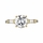 Sookie's 2 Carat Goldtone CZ Engagement Ring