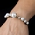 Isabel's Fancy Simulated Pearl Bangle Bracelet