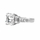 Jada's CZ Emerald Cut Engagement Ring - 1.25ct