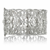 Jolene's Fancy CZ Cuff Bracelet