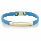 Jude's Magnetic Turquoise Leather Bracelet