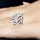 Judith's CZ Leaf Ring Band