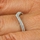 Kai's CZ Double Row V Stackable Eternity Band