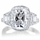 Kala's Cushion Cut Silvertone Engagement Ring