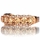 Karita's Rose Goldtone & Champagne CZ Wedding Ring Band