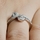 Karmela's Round Cut CZ Swirl Promise Ring