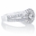 Karola's Art Deco Cubic Zirconia Wedding Ring Set