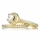 Kat's Goldtone Cubic Zirconia Wedding Ring Set