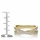 Katherine's Goldtone Cubic Zirconia Double Row Crossed Anniversary Ring