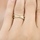 Katherine's Goldtone Cubic Zirconia Double Row Crossed Anniversary Ring