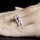 Kettie's Princess Cut CZ Halo Wedding Ring Set