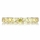 Kotien's Goldtone Eternity Ring- Canary CZ