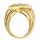 Leeva's CZ Wedding Ring - Goldtone