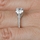 Lexis' Round Cut Cubic Zirconia Engagement Ring
