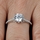 Lexis' Round Cut Cubic Zirconia Engagement Ring