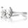 Lezlie's 2 CT Princess Cut CZ Engagement Ring