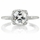 Liezel's CZ Halo Cushion Cut Engagement Ring