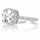 Liezel's CZ Halo Cushion Cut Engagement Ring