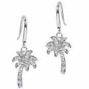 Lina's Dangle Palm Tree Earrings - Petite