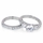 Loki's 3 Stone CZ Wedding Ring Set