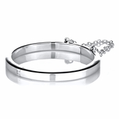 Lola's Silvertone Baby Bangle Bracelet - 45 mm