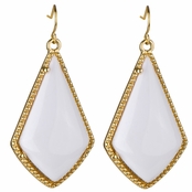 Mabel's Boho White Dangle Earrings