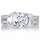 Macyn's 2.5ct CZ Cushion Cut Engagement Ring