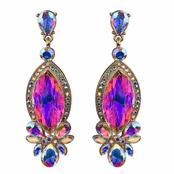 Mandisa's Marquise Crystal Rhinestone Evening Earrings