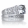 Marinel's Wedding Ring Set - Cushion Cut CZ