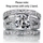 Marinel's Wedding Ring Set - Cushion Cut CZ