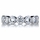 Marion's Art Deco Round Cut CZ Eternity Ring