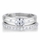 Mary Kay's Unique Oval Cut CZ Wedding Ring Set