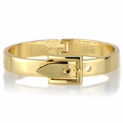 Miranda's Goldtone Buckle Bangle Bracelet