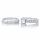 Mirela's 1ct Round Cut Cubic Zirconia Silvertone Wedding Ring Set
