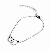 Neila's Silverstone Handcuff Bracelet - 6 - 8 inch adjustable